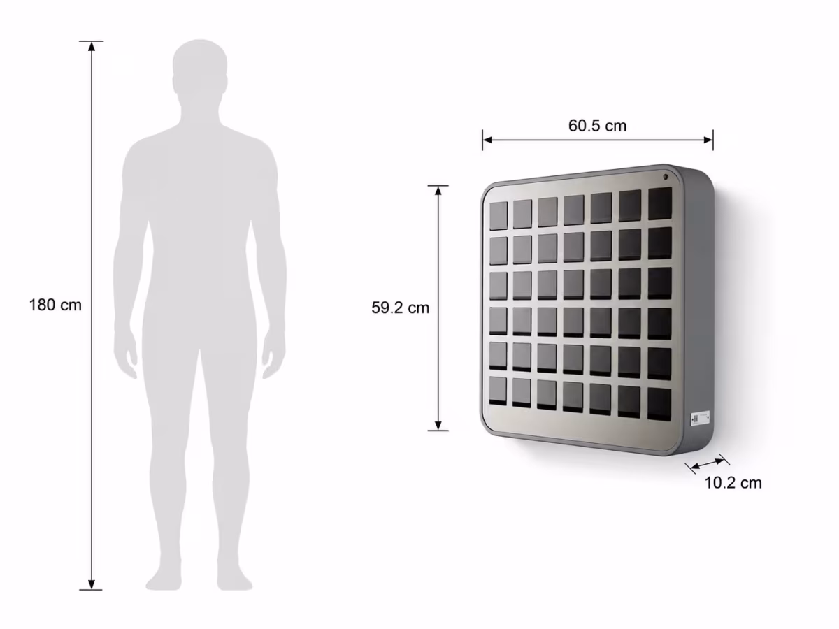 42-compartment expansion electronic key cabinet configuration