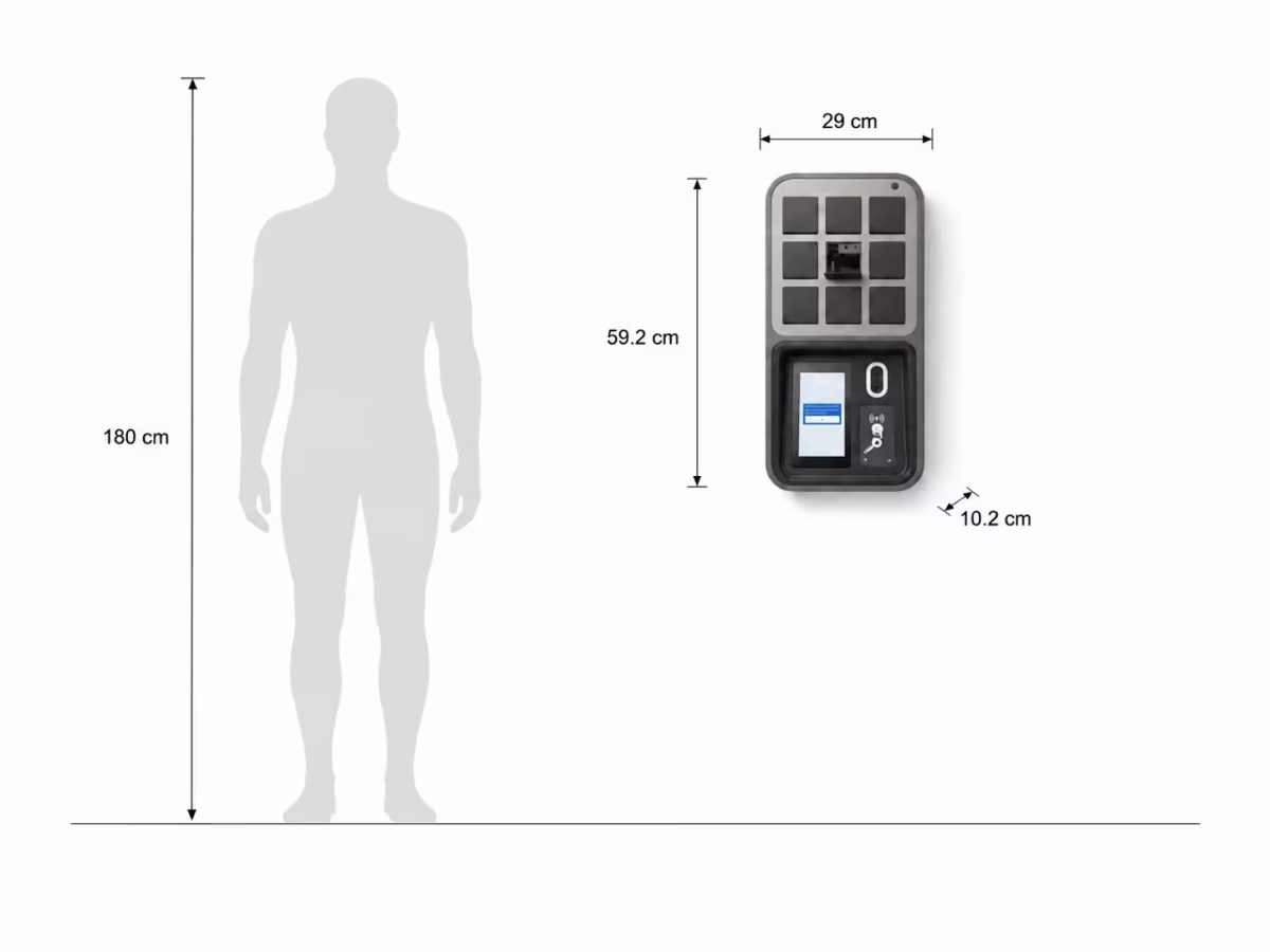 Base station electronic key cabinet configuration